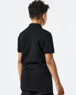 Kinder Caneiros Poloshirt Schwarz