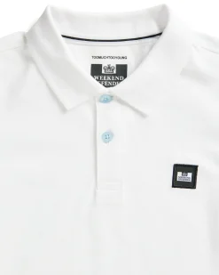 Kinder Caneiros Poloshirt Weiß