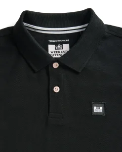 Kinder Caneiros Poloshirt Schwarz