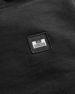 Kinder Ribbe Hoodie Schwarz