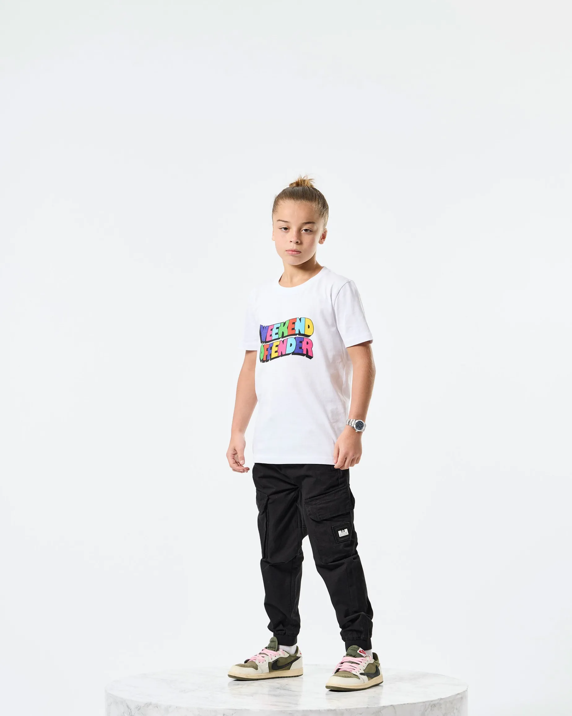 Kinder T-Shirt mit „Hallelujah“-Grafik in Weiß
