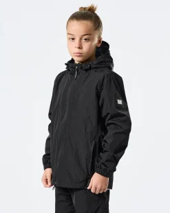 Kinder-Technikerjacke mit Netzfutter in Schwarz