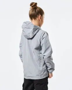 Kinder-Technikerjacke mit Netzfutter, Rauchgrau