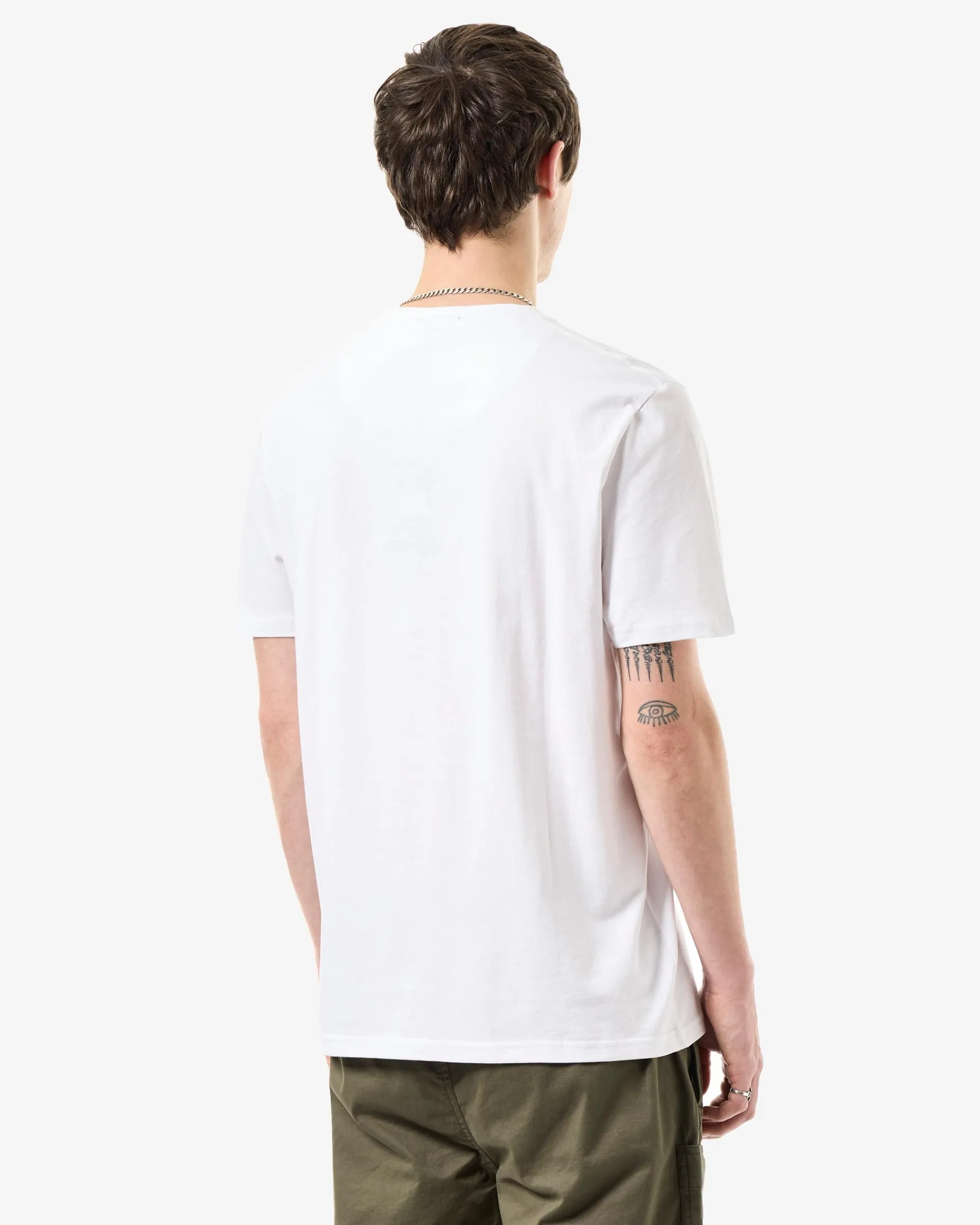 Kinky Afro Grafik T-Shirt Weiß