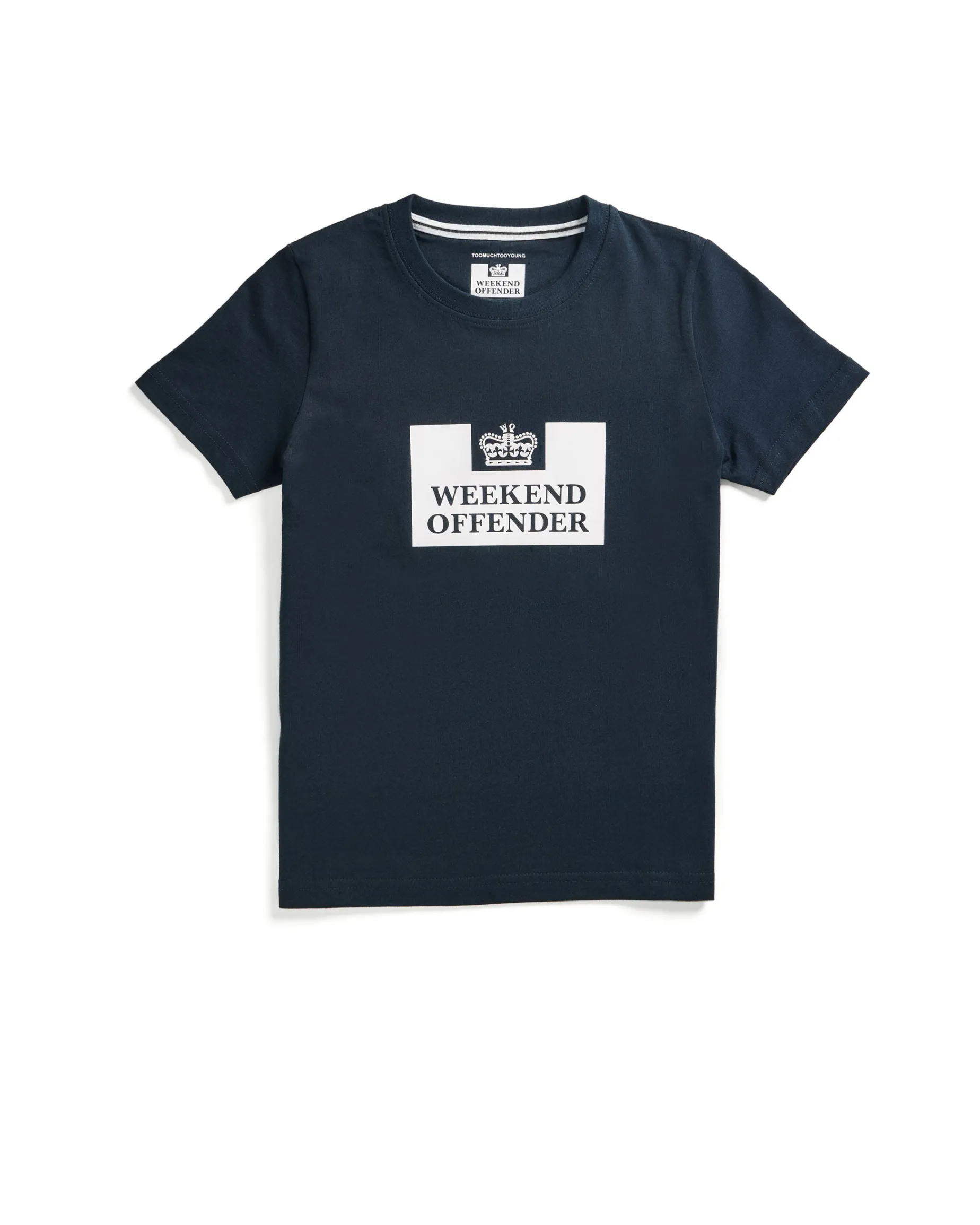 Klassisches Prison T-Shirt für Kinder, Marineblau