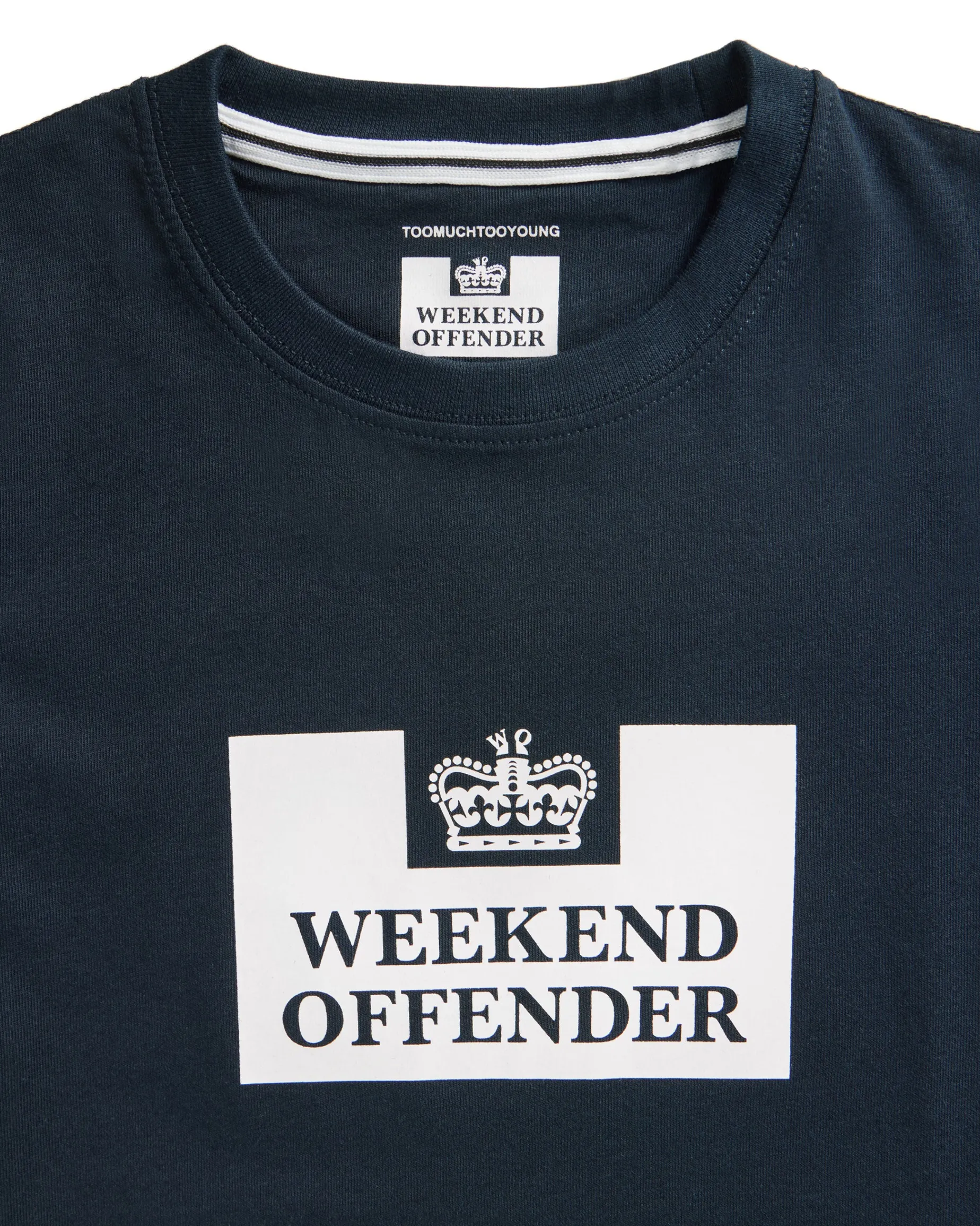 Klassisches Prison T-Shirt für Kinder, Marineblau