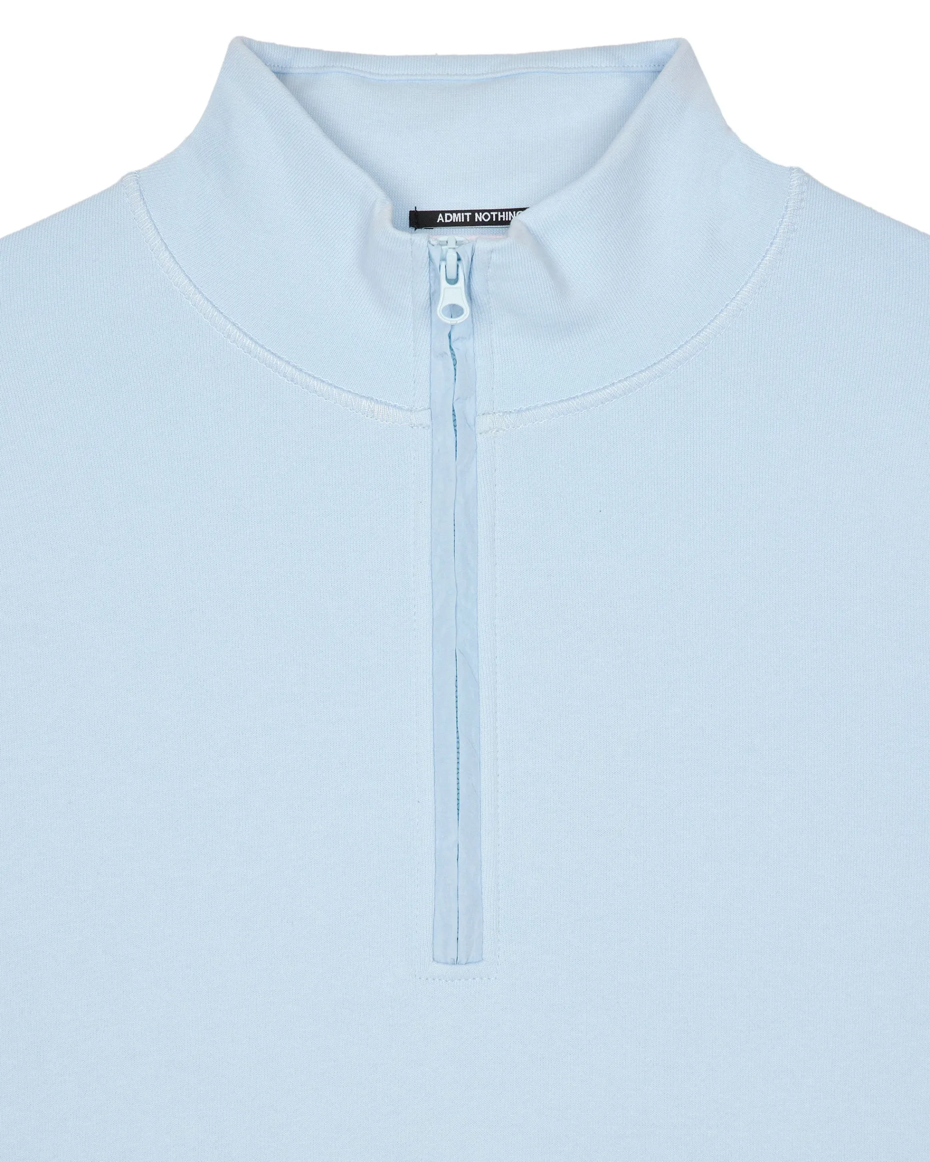 Kraviz Sweatshirt mit Viertelreißverschluss Oceanwave Blau