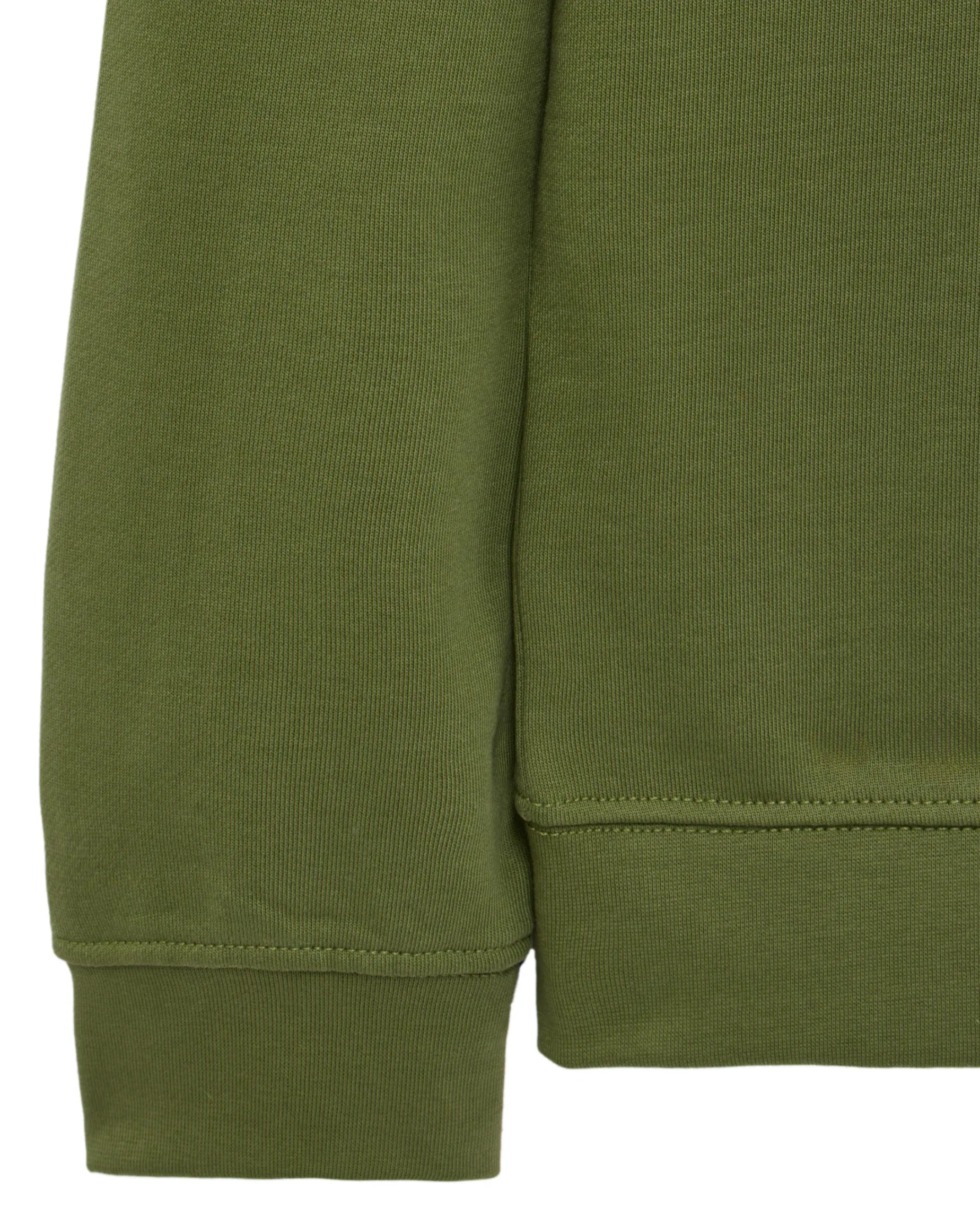Kraviz Sweatshirt mit Viertelreißverschluss Sapling Green