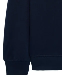 Kraviz Sweatshirt mit Viertelreißverschluss, Marineblau