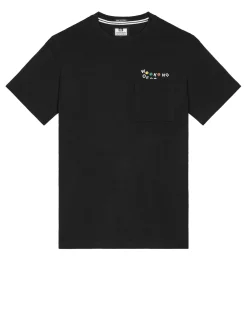 Kyra Grafik-T-Shirt Schwarz