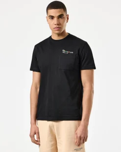Kyra Grafik-T-Shirt Schwarz