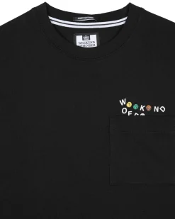 Kyra Grafik-T-Shirt Schwarz