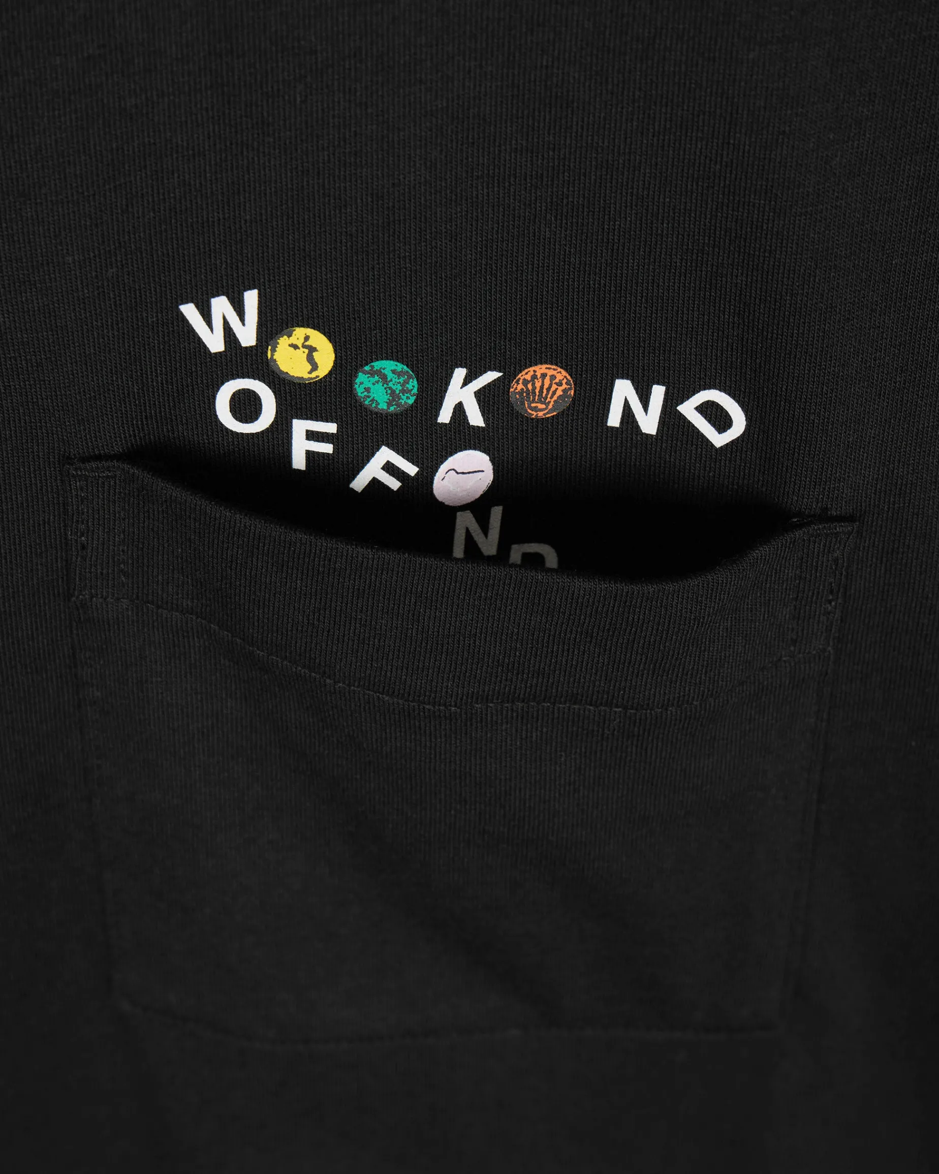 Kyra Grafik-T-Shirt Schwarz