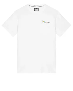 Kyra Grafik-T-Shirt Weiß