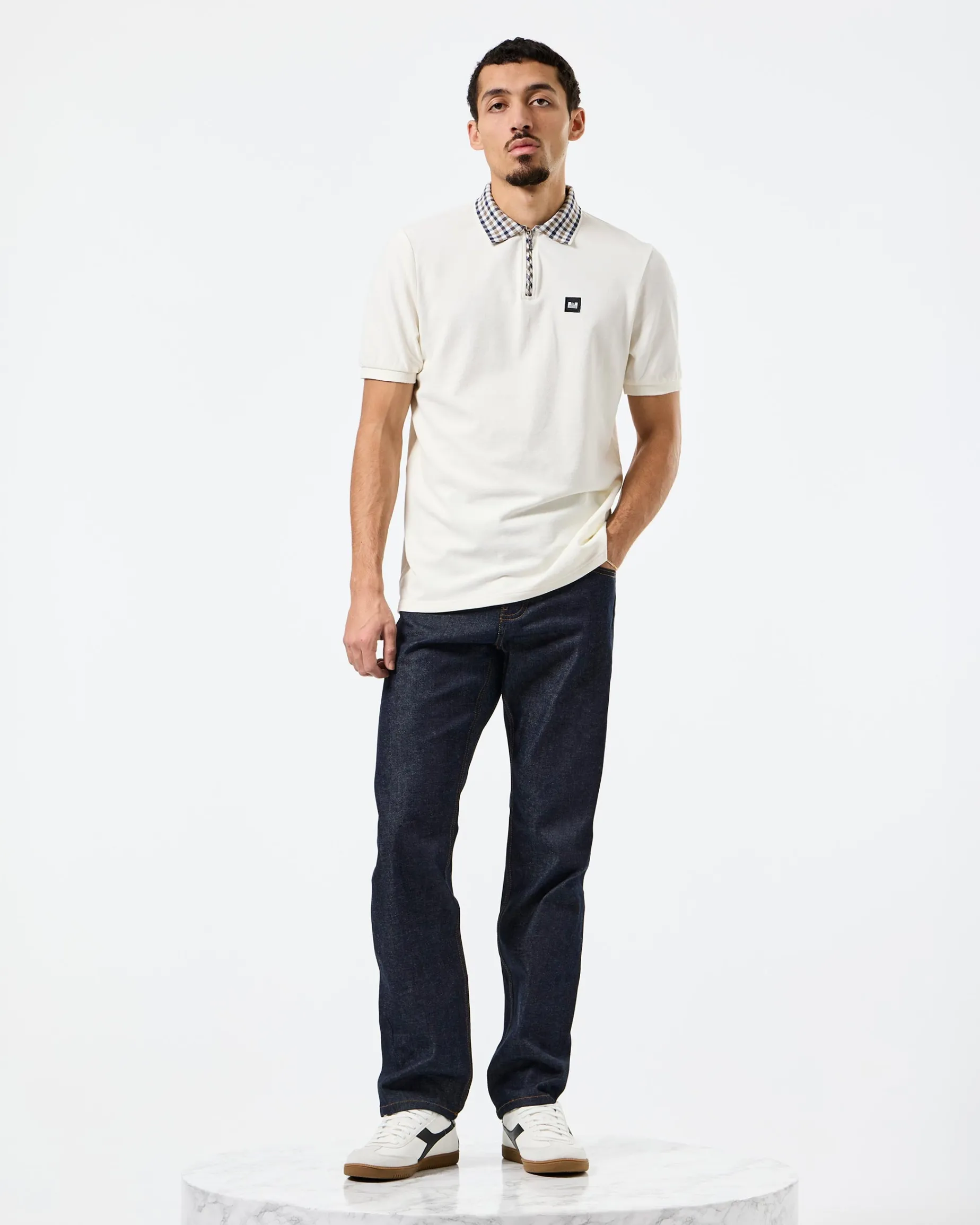 Lachine Poloshirt Ghost/Mid House Check
