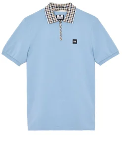 Lachine Poloshirt Marineblau/Mid House Check