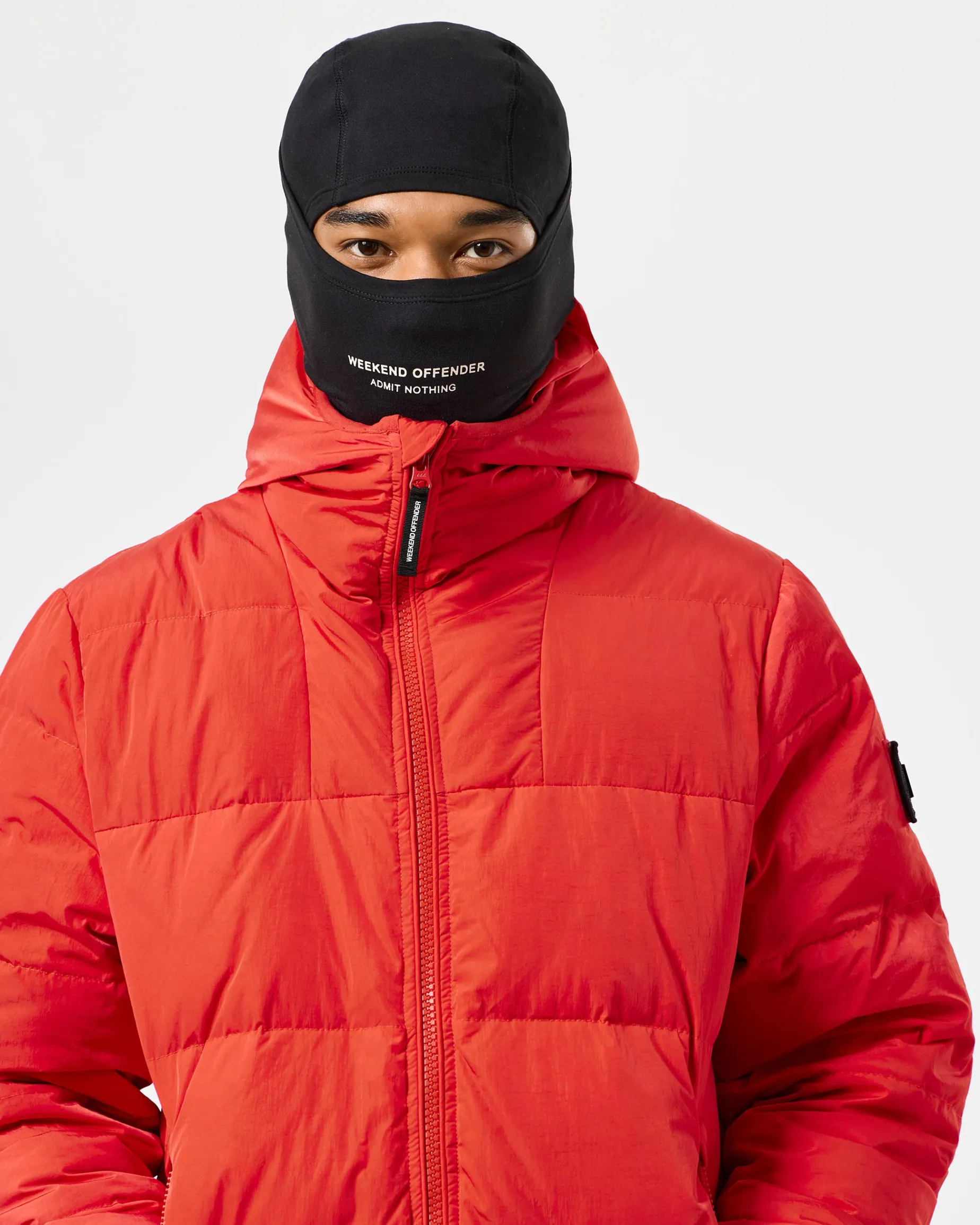 Lange Daunenjacke „Sapporo“ in Cayenne-Rot