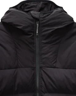 Lange Daunenjacke „Sapporo“ in Schwarz
