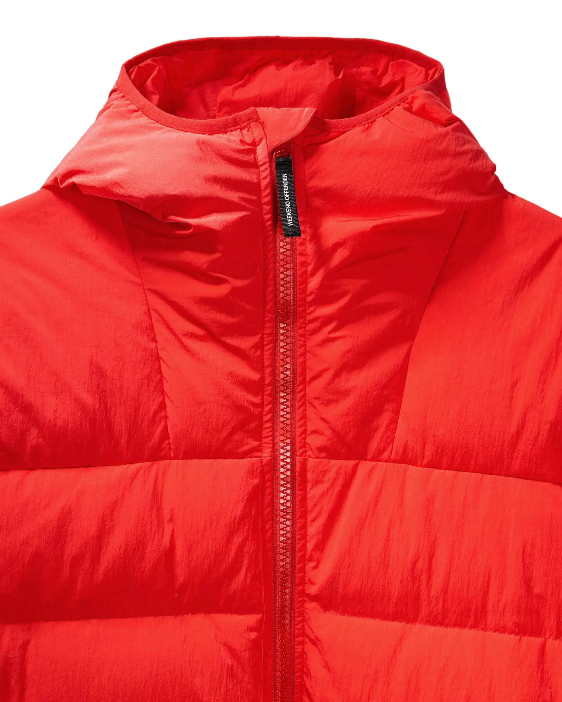 Lange Daunenjacke „Sapporo“ in Cayenne-Rot