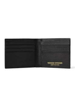 Lederbrieftasche mit Geschenkbox Schwarz