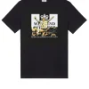 Leo Gregory Grafik-T-Shirt Schwarz