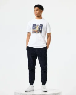 Leo Gregory Grafik-T-Shirt Weiß