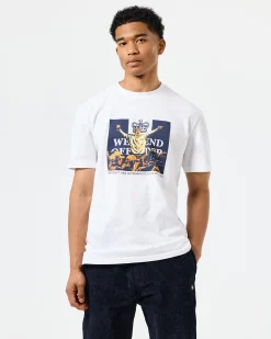 Leo Gregory Grafik-T-Shirt Weiß