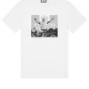Leo Gregory T-Shirt mit Monochrome-Grafik Weiß