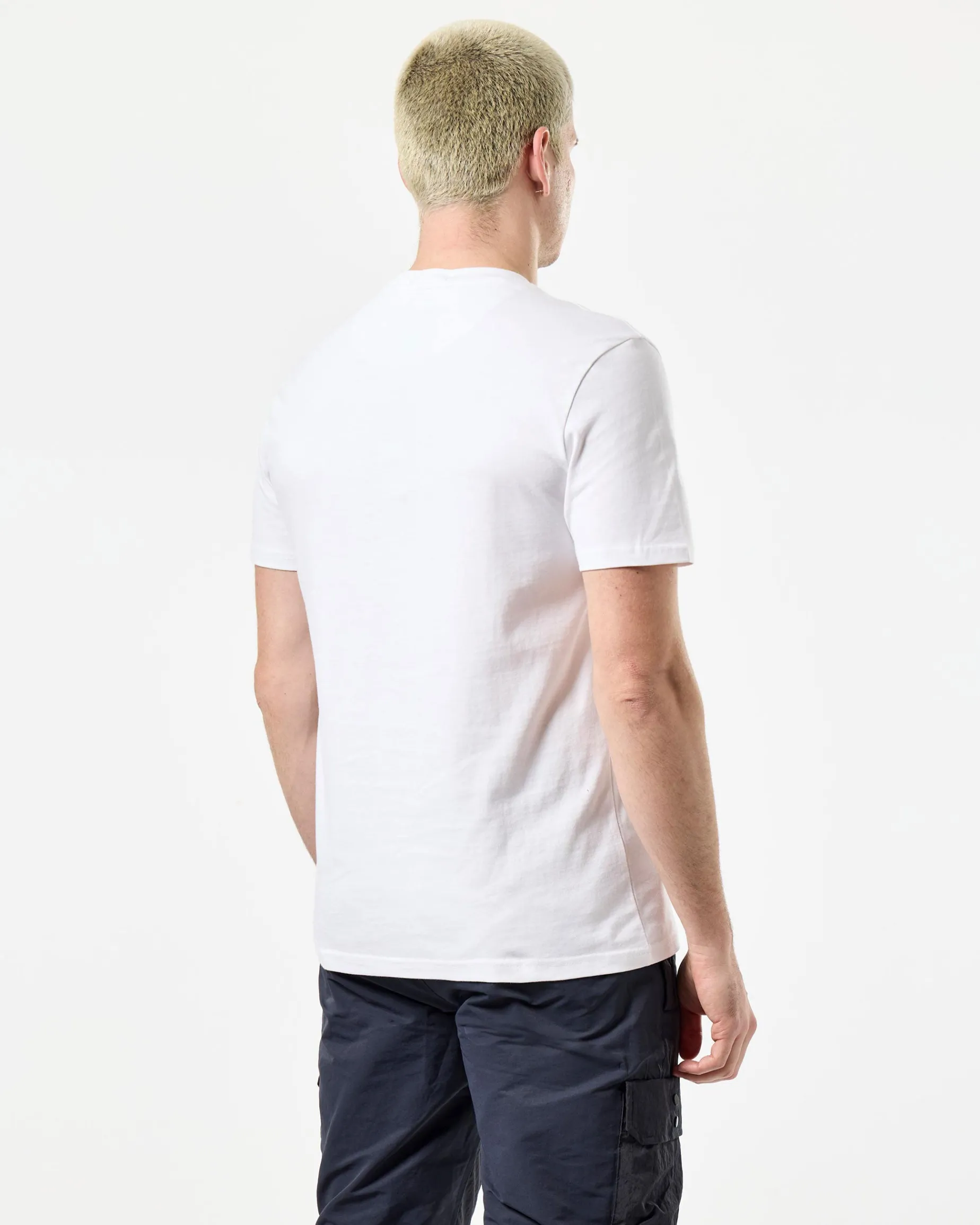 Leo Gregory T-Shirt mit Monochrome-Grafik Weiß