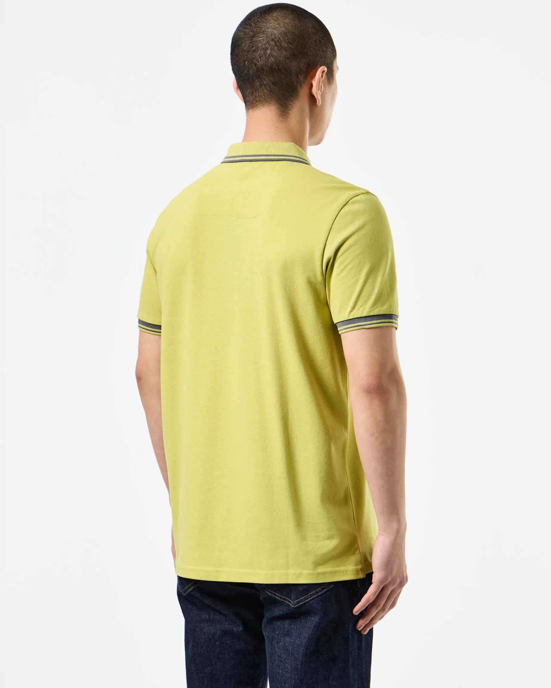Levanto Poloshirt Peridotgrün/Zink
