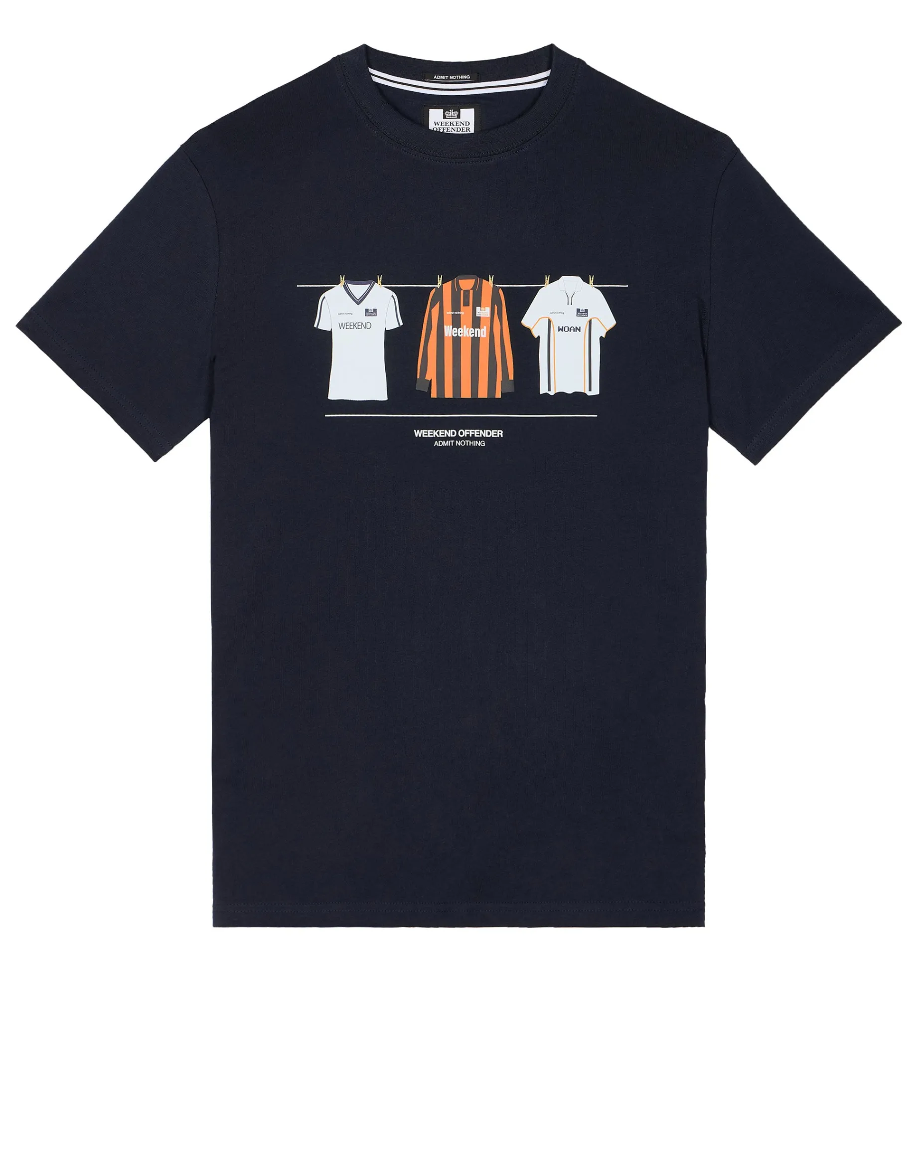 Luton Shirts T-Shirt Marineblau