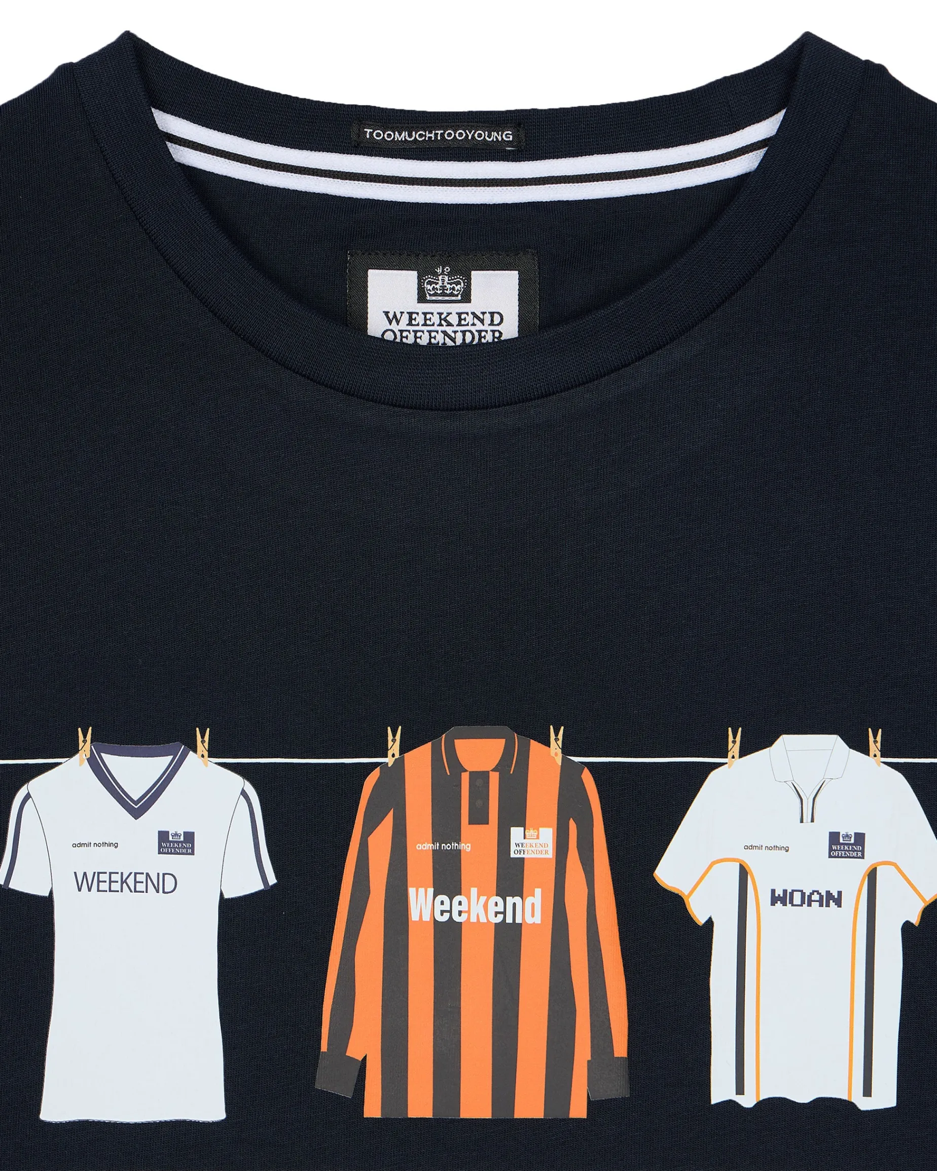 Luton Shirts T-Shirt Marineblau