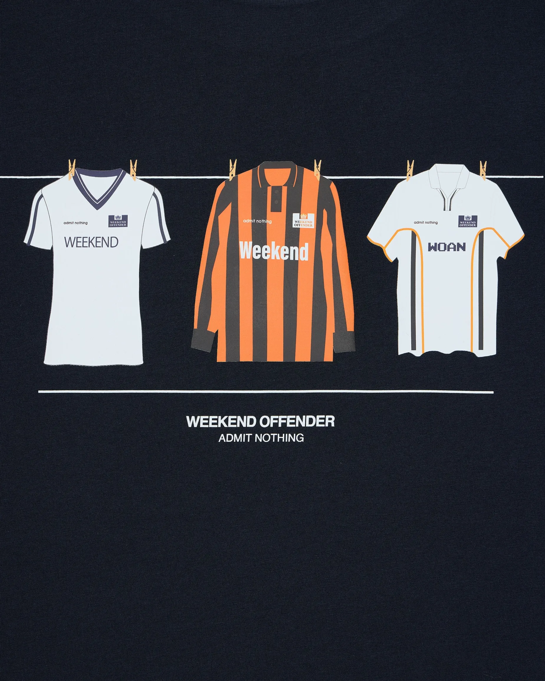 Luton Shirts T-Shirt Marineblau