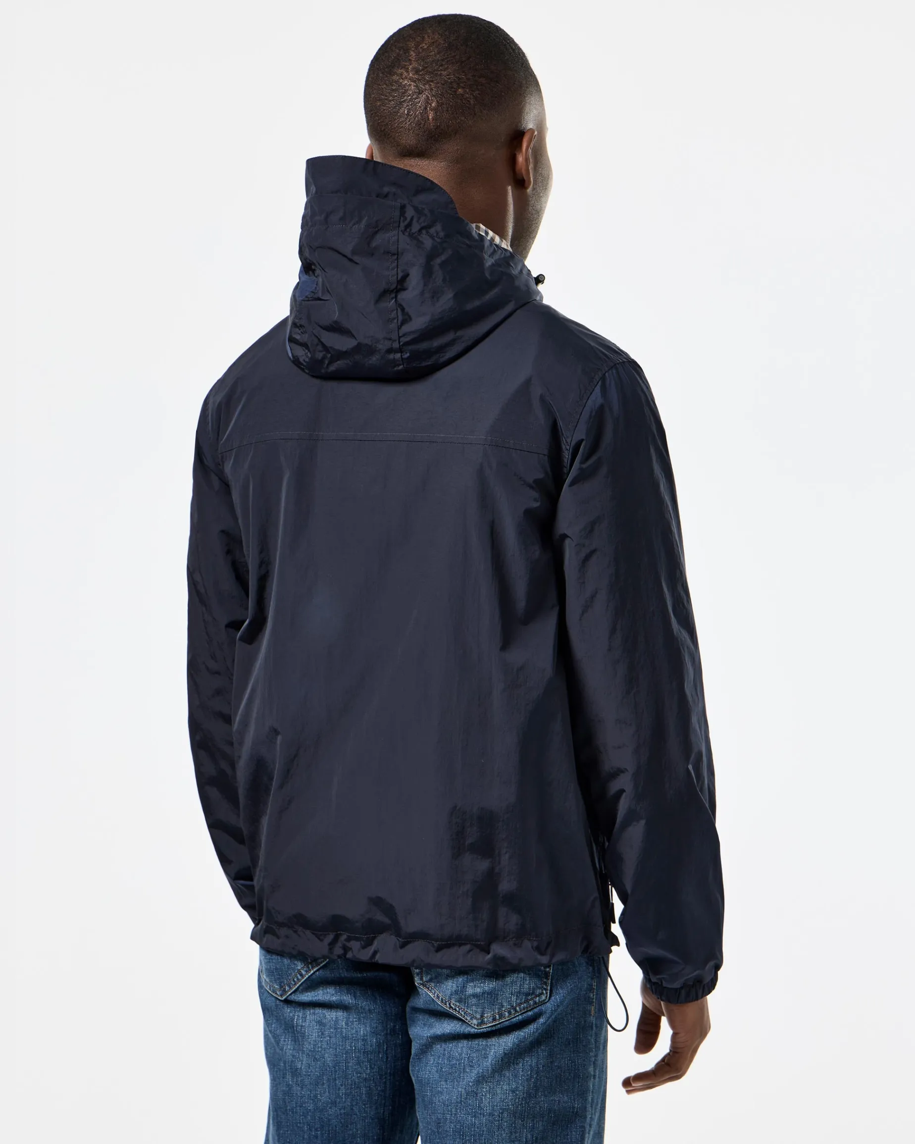 Manaus Check Überkopfjacke Navy