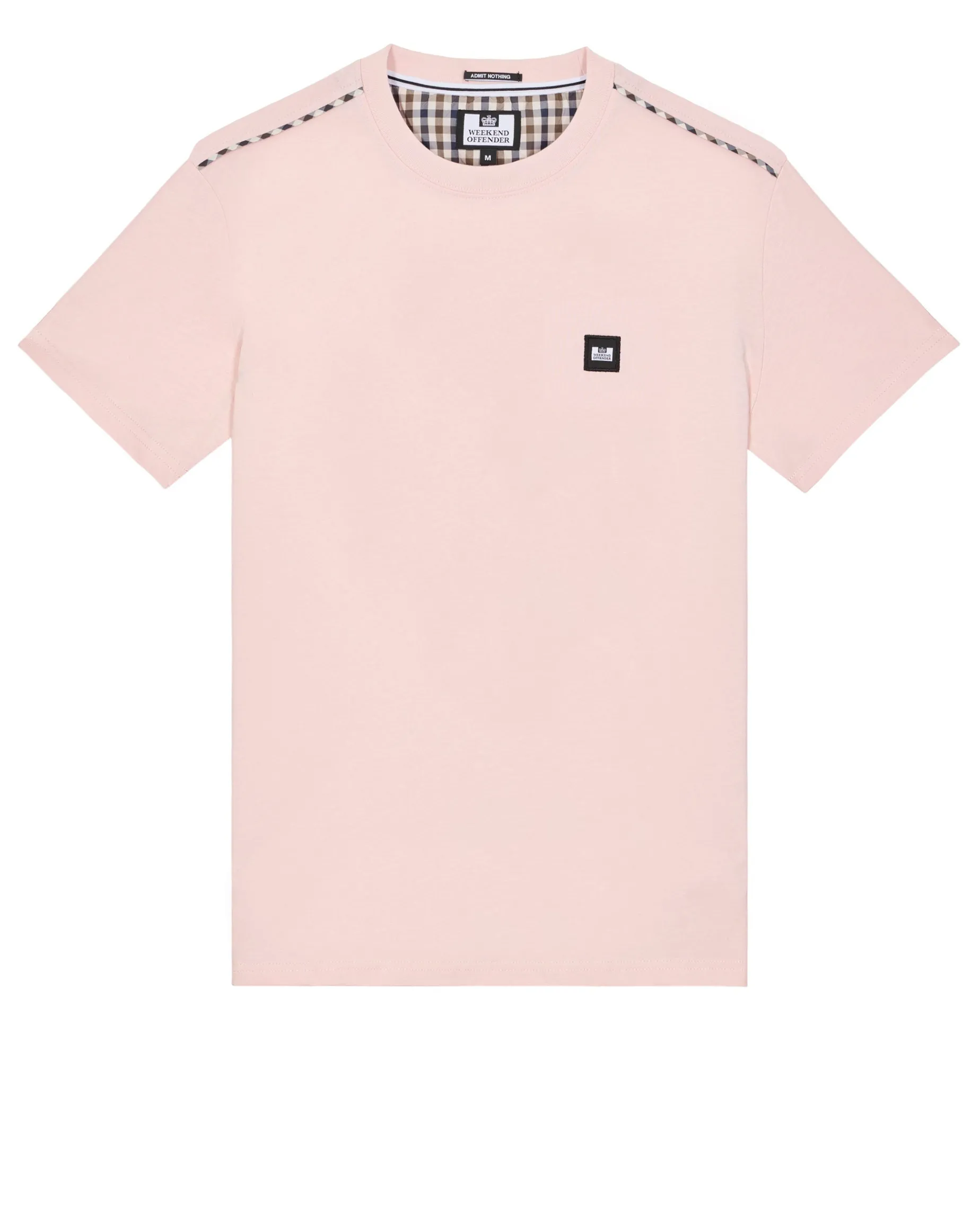 Manuel T-Shirt Hellrosa/Mid House Check