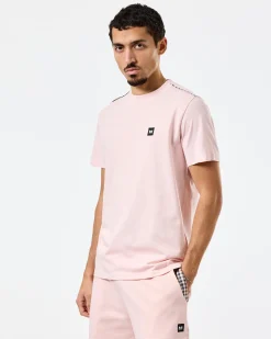 Manuel T-Shirt Hellrosa/Mid House Check