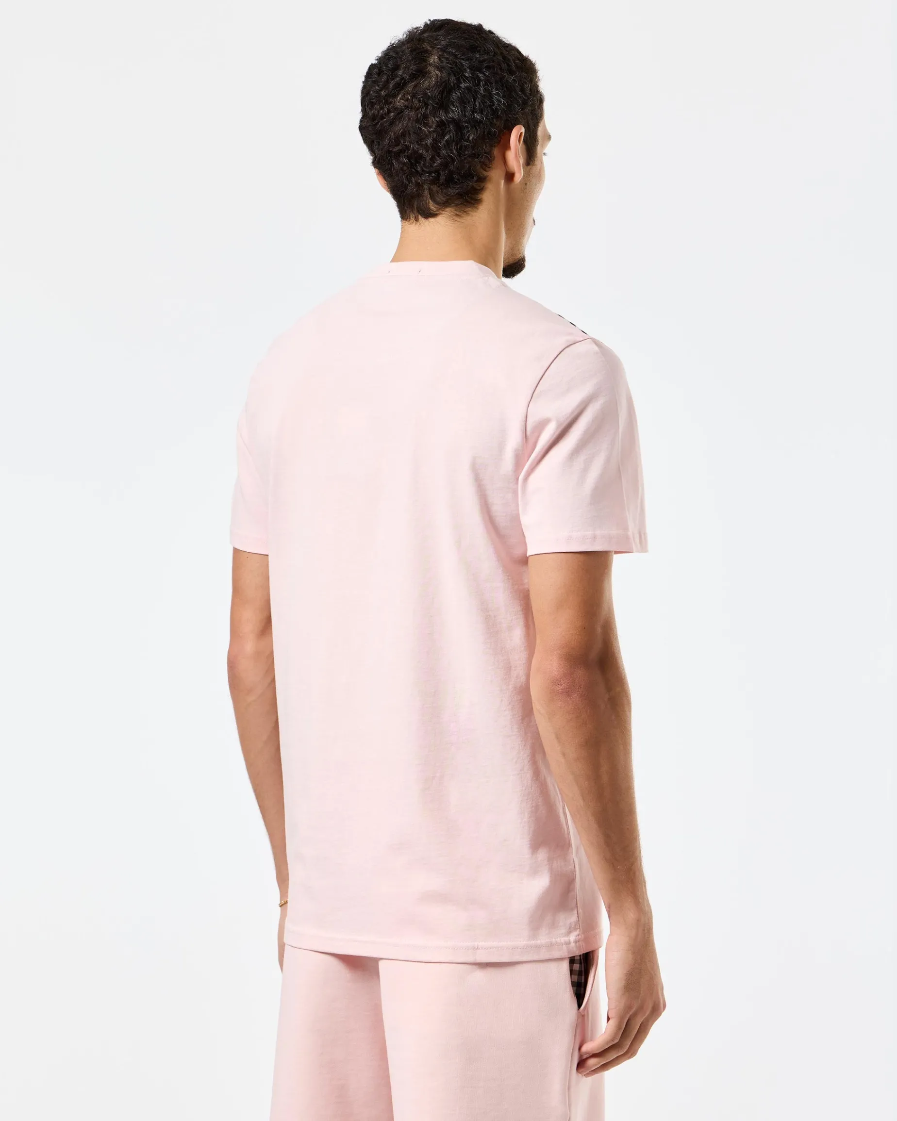 Manuel T-Shirt Hellrosa/Mid House Check