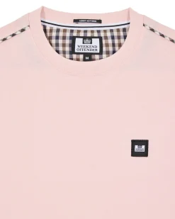 Manuel T-Shirt Hellrosa/Mid House Check