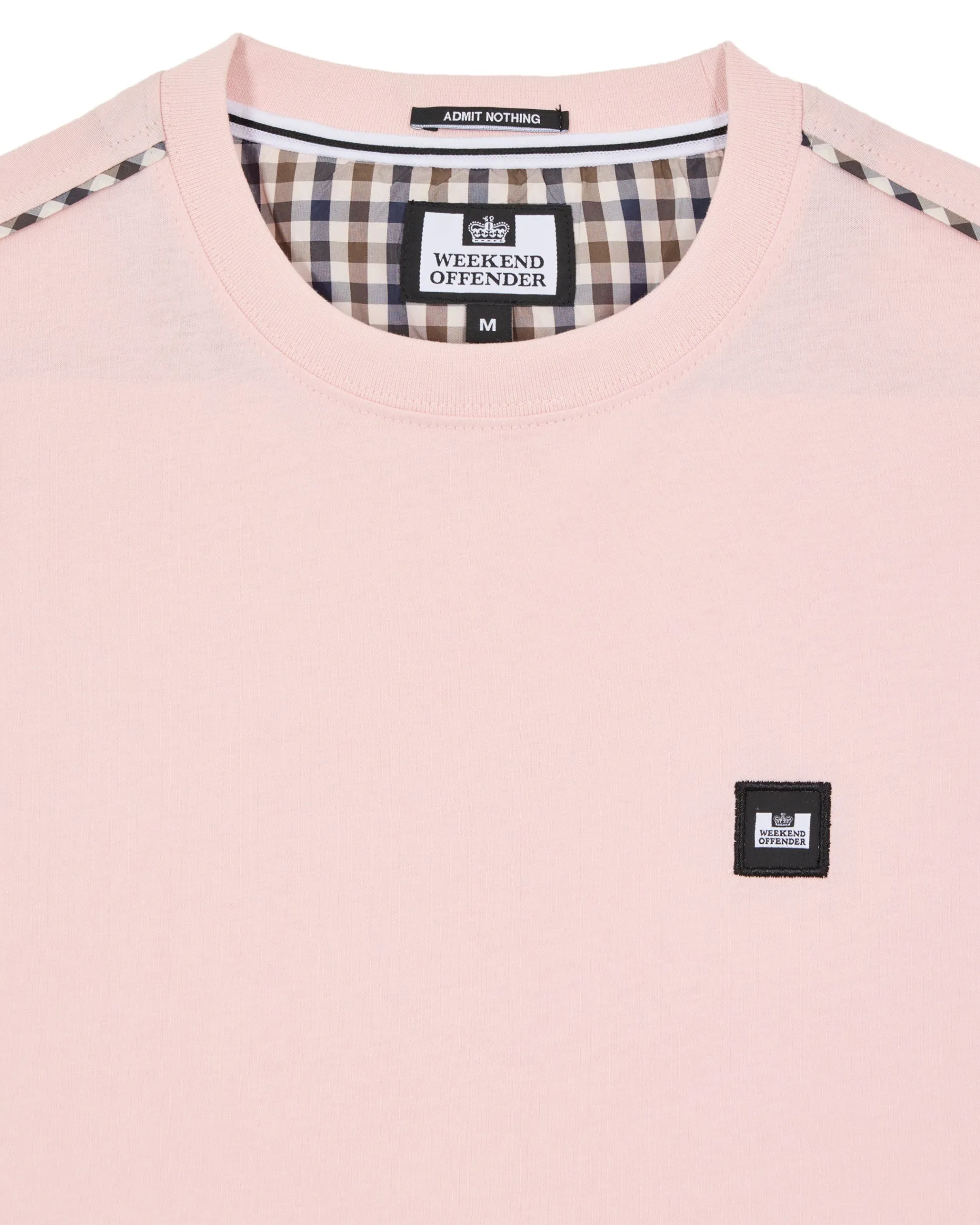 Manuel T-Shirt Hellrosa/Mid House Check