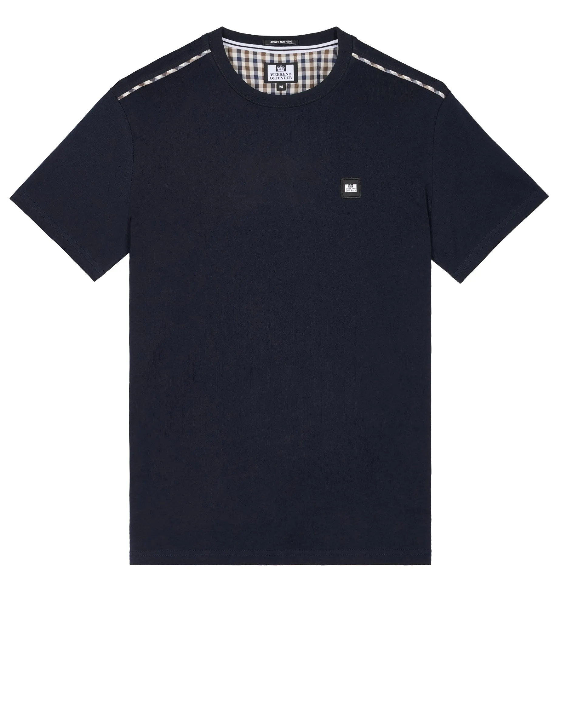 Manuel T-Shirt Marineblau/Mid House Check