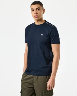 Manuel T-Shirt Marineblau/Mid House Check