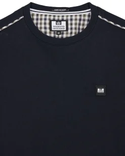 Manuel T-Shirt Marineblau/Mid House Check