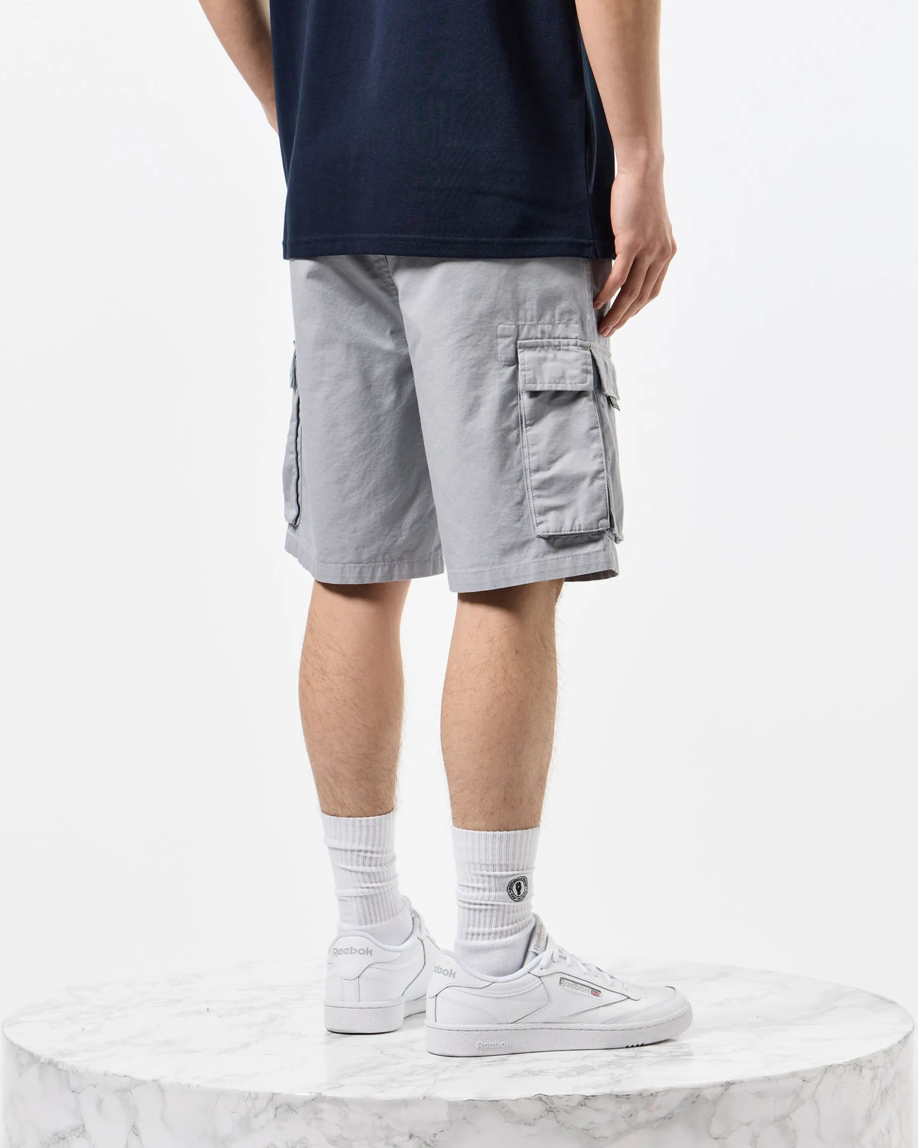 Mascia Cargo Shorts Rauchgrau