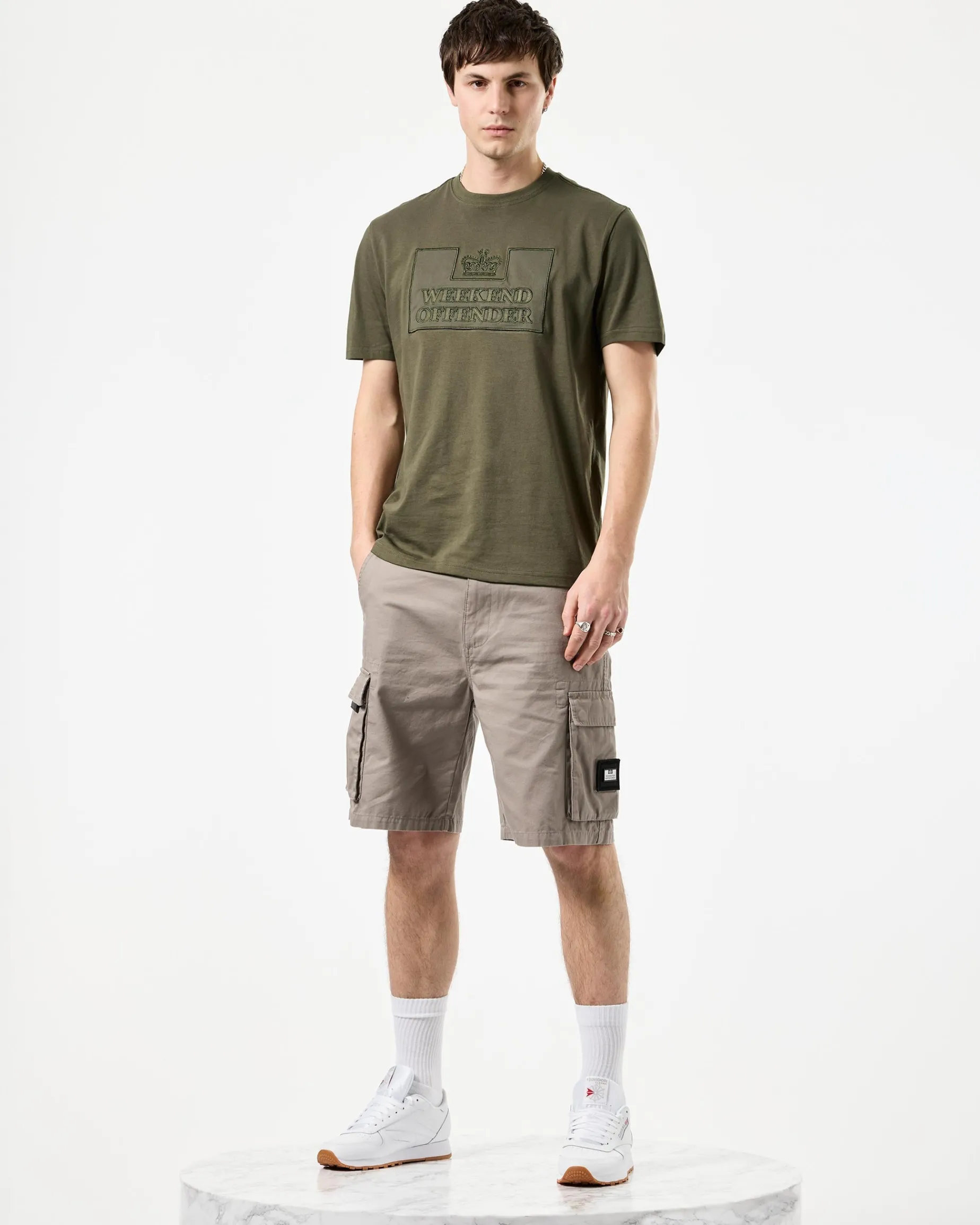 Mascia Cargo Shorts, Rindenbraun