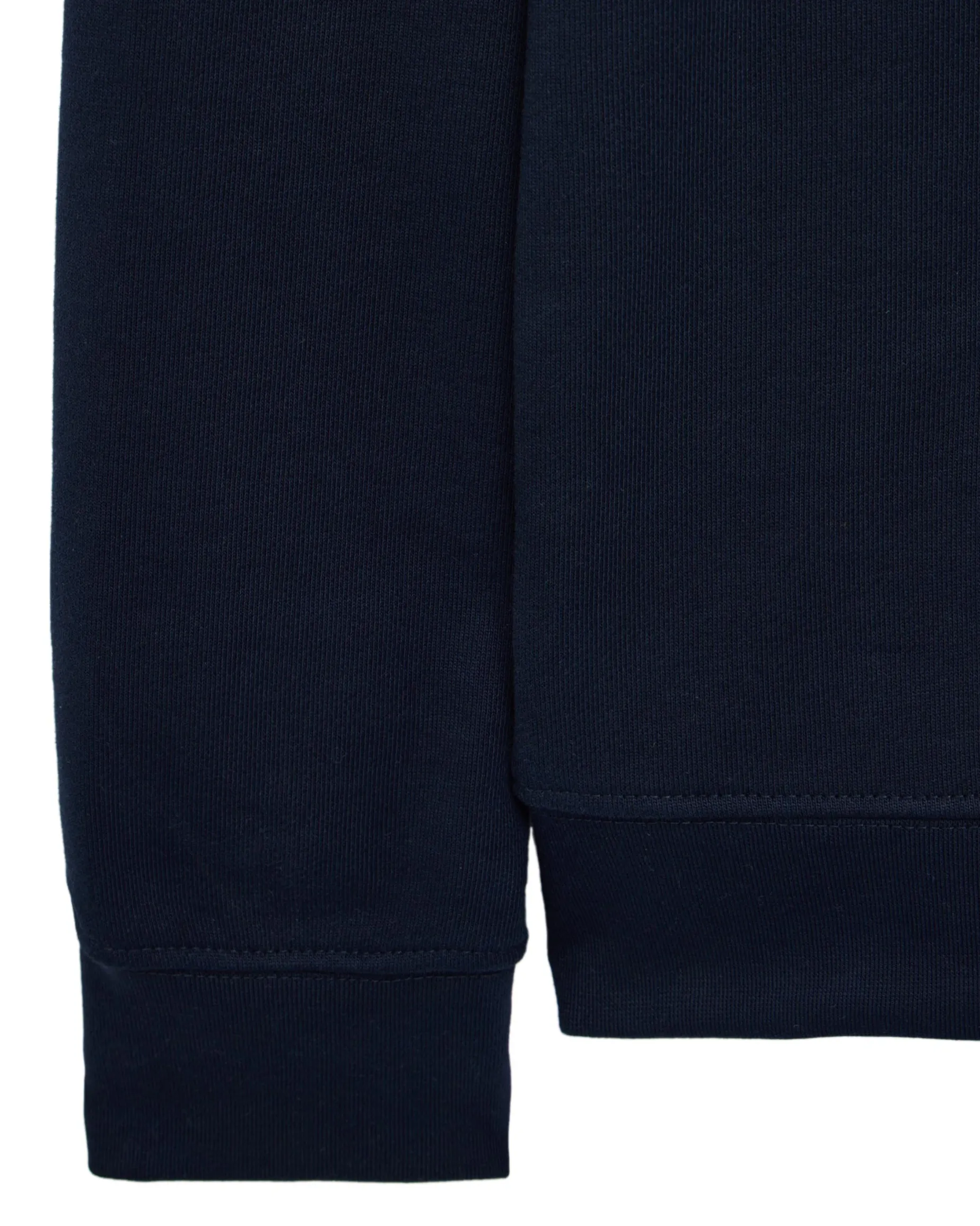 Matisa Sweatshirt mit Viertelreißverschluss Marineblau/Mid House Check