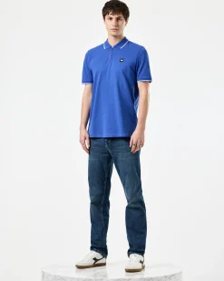 Monti Poloshirt Glockenblume/Kornblumenblau