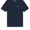 Monti Poloshirt Navy/Bluebell