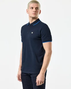 Monti Poloshirt Navy/Bluebell