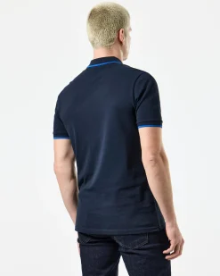 Monti Poloshirt Navy/Bluebell