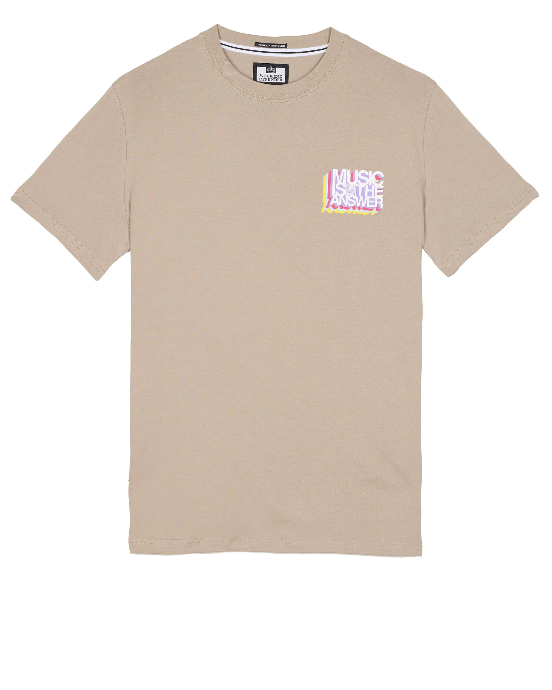 Musik ist die Antwort Grafik T-Shirt Bark